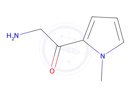 Chemical structure of 2-Amino-1-(1-methyl-1H-pyrrol-2-yl)ethanone