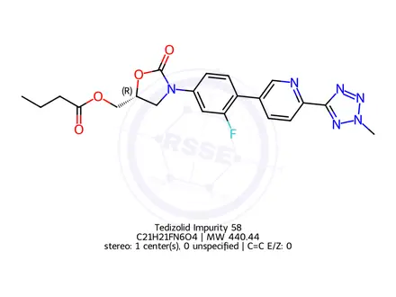 Chemical structure of Tedizolid Impurity 126