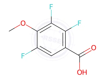 Chemical structure of 4-Methoxy-2,3,5-trifluorobenzoic acid