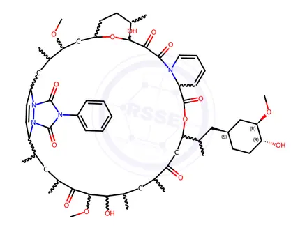 Chemical structure of WAY 124466