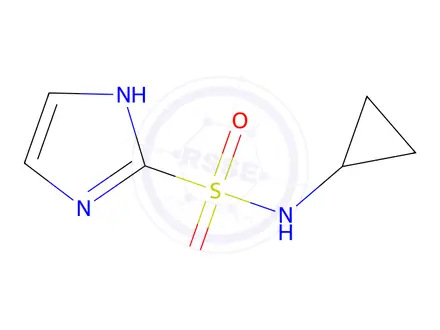 Chemical structure of N-Cyclopropyl-1H-imidazole-2-sulfonamide