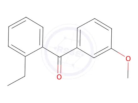 Chemical structure of 2-Ethyl-3-methoxybenzophenone
