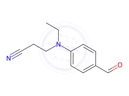 Chemical structure of 4-(N-Ethyl-2-cyanoethylamino)benzaldehyde