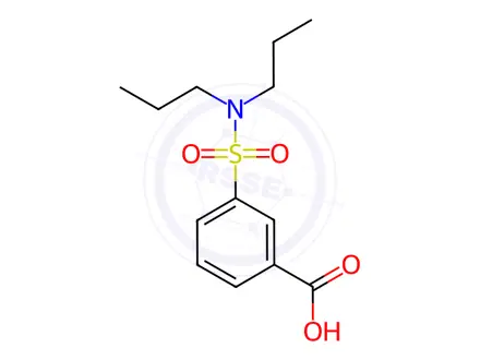 Chemical structure of 3-[(Dipropylamino)sulfonyl]benzoic Acid