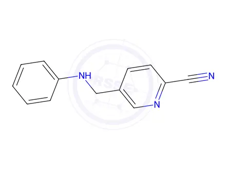 Chemical structure of 5-((Phenylamino)methyl)picolinonitrile