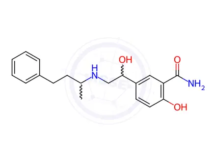 Chemical structure of Labetalol