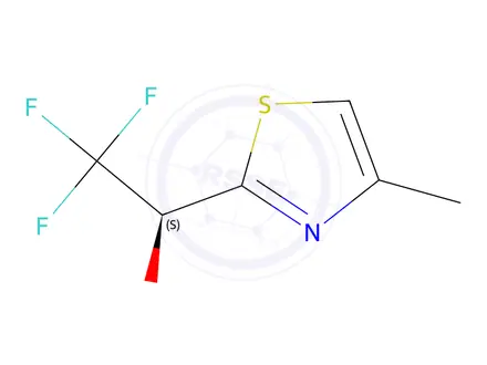 Chemical structure of (αS)-4-Methyl-α-(trifluoromethyl)-2-thiazolemethanol
