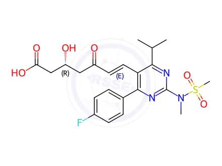 Chemical structure of Rosuvastatin EP Impurity C
