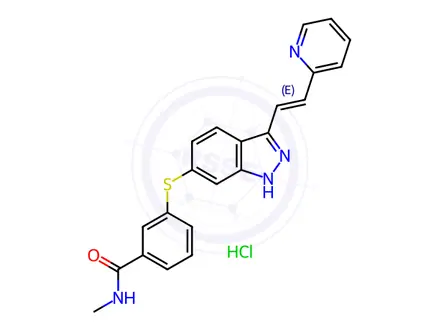Chemical structure of Axitinib Impurity 34
