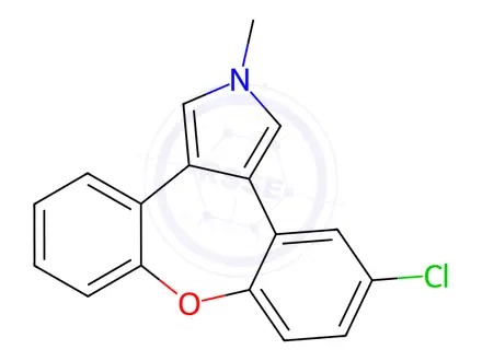 Chemical structure of Asenapine Maleate Impurity 15