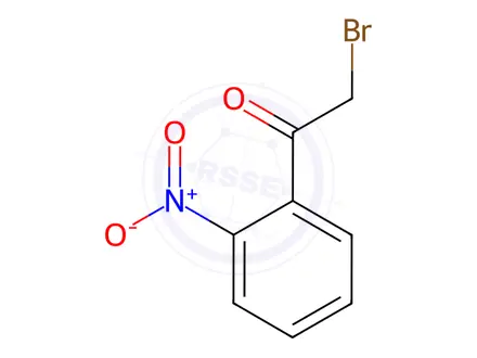 Chemical structure of Bromo-2’-nitroacetophenone