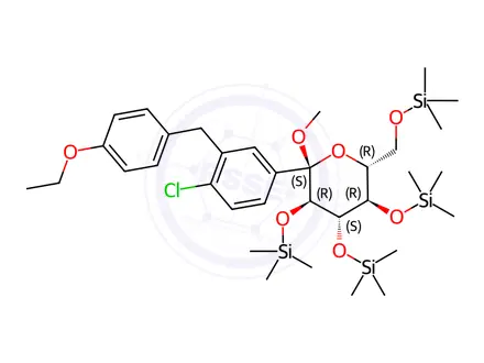 Chemical structure of Ertugliflozin Impurity 82