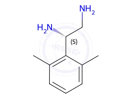 Chemical structure of (1S)-1-(2,6-DIMETHYLPHENYL)ETHANE-1,2-DIAMINE