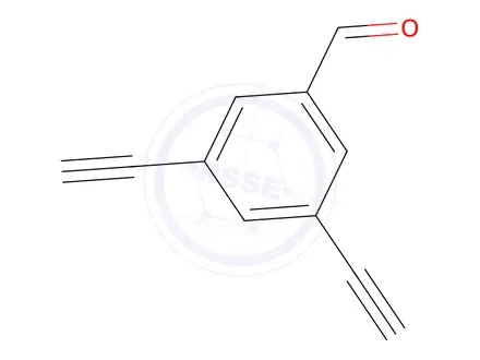 Chemical structure of Benzaldehyde, 3,5-diethynyl-(9CI)