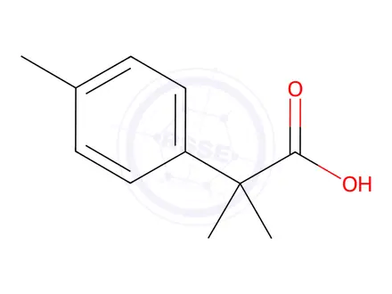 Chemical structure of 2-Methyl-2-(p-tolyl)propanoic Acid