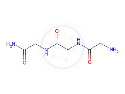 Chemical structure of H-Gly-Gly-Gly-NH2 Hydrochloride