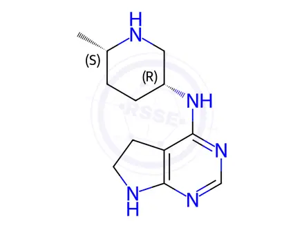 Chemical structure of Tofacitinib Impurity 303