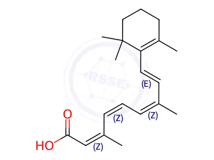 Chemical structure of Isotretinoin Impurity 42