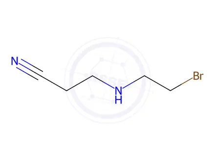 Chemical structure of 3-((2-Bromoethyl)amino)propanenitrile