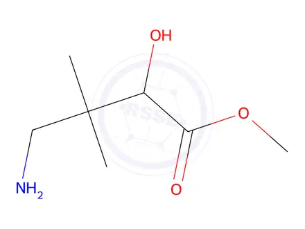 Chemical structure of Methyl 4-amino-2-hydroxy-3,3-dimethylbutanoate