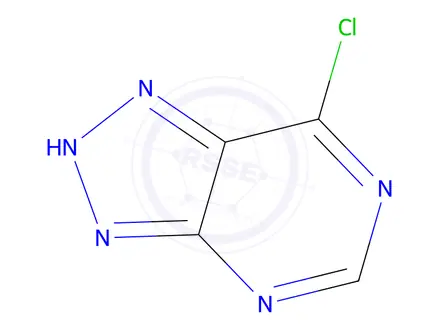 Chemical structure of 7-Chloro-3H-[1,2,3]triazolo[4,5-d]pyrimidine