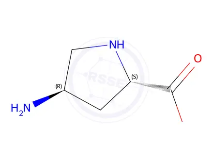Chemical structure of 4-Amino-L-trans-proline
