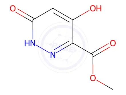Chemical structure of Methyl 4-hydroxy-6-oxo-1,6-dihydropyridazine-3-carboxylate