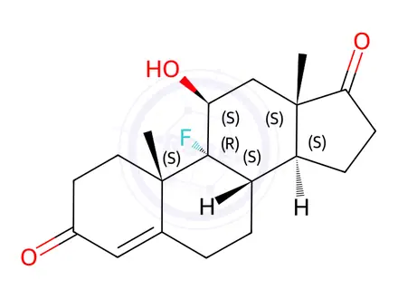 Chemical structure of Fludrocortisone Acetate Impurity 1