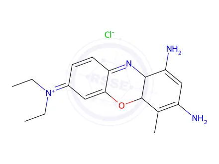 Chemical structure of Brilliant Cresyl Blue