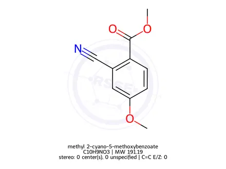 Chemical structure of Methyl 2-cyano-4-methoxy-benzoate