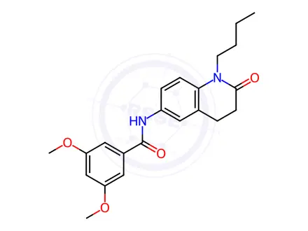 Chemical structure of N-(1-Butyl-2-oxo-1,2,3,4-tetrahydroquinolin-6-yl)-3,5-dimethoxybenzamide