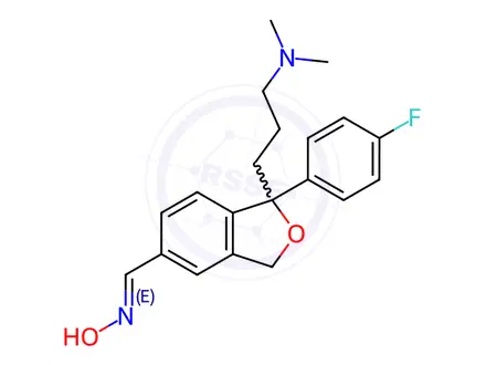 Chemical structure of Escitalopram