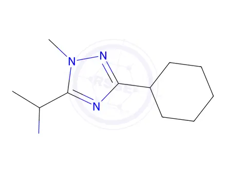 Chemical structure of 1-(3-Cyclohexyl-1-methyl-1h-1,2,4-triazol-5-yl)ethan-1-amine