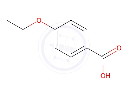 Chemical structure of p-Ethoxybenzoic acid