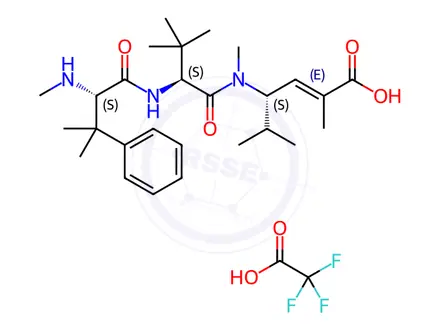 Chemical structure of Taltobulin trifluoroacetate