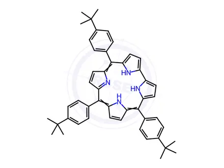 Chemical structure of 5,10,15-tris(4-tert-butylphenyl) corrole