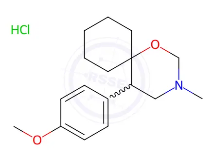 Chemical structure of Venlafaxine Hydrochloride Impurity 5 (Venlafaxine Hydrochloride EP Impurity E)