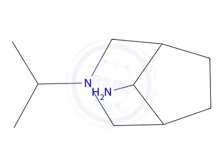 Chemical structure of (1R,5S)-3-isopropyl-3-azabicyclo[3.2.1]Octan-8-amine