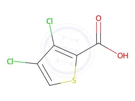 Chemical structure of 3,4-dichlorothiophene-2-carboxylic acid