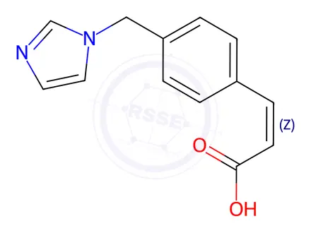 Chemical structure of (Z)-Ozagrel