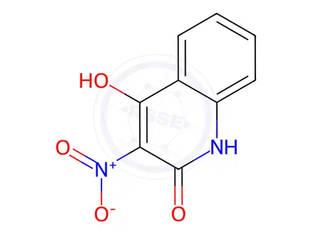 Chemical structure of 2,4-Dihydroxy-3-nitroquinoline