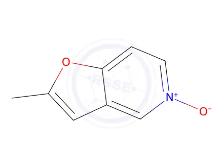 Chemical structure of Furo[3,2-c]pyridine, 2-methyl-, 5-oxide (9CI)