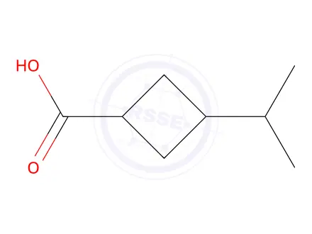 Chemical structure of 3-Isopropylcyclobutanecarboxylic acid