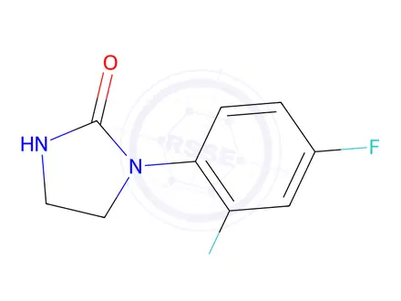 Chemical structure of 1-(2,4-Difluorophenyl)imidazolidin-2-one