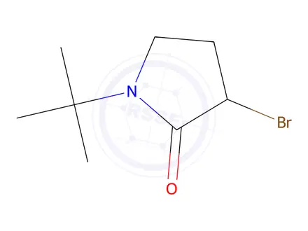 Chemical structure of 3-Bromo-1-tert-butylpyrrolidin-2-one