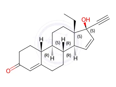 Chemical structure of Gestodene