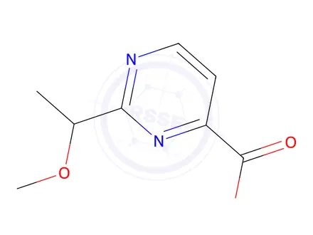 Chemical structure of 2-(1-Methoxyethyl)pyrimidine-4-carboxylic acid