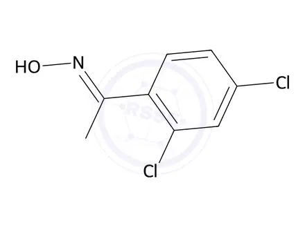 Chemical structure of 2',4'-Dichloroacetophenone oxime