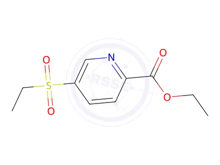 Chemical structure of Ethyl 5-(Ethylsulfonyl)pyridine-2-carboxylate