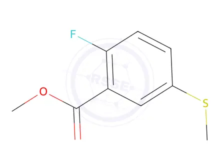 Chemical structure of Methyl 2-fluoro-5-(methylsulfanyl)benzoate